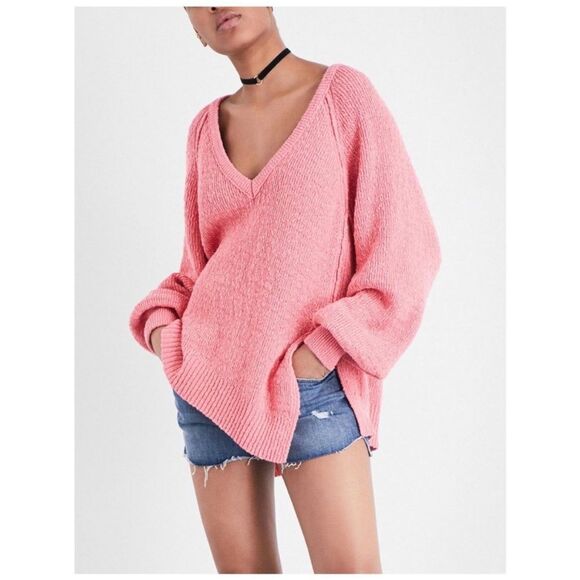 Free People West Coast Pullover In Pink - Picture 3 of 6